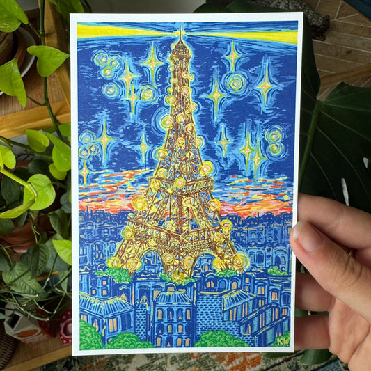 Paris Eiffel Tower Art Print