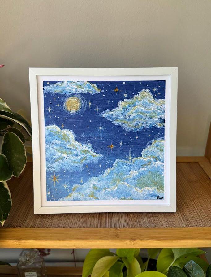 Celestial Night Sky Art Print