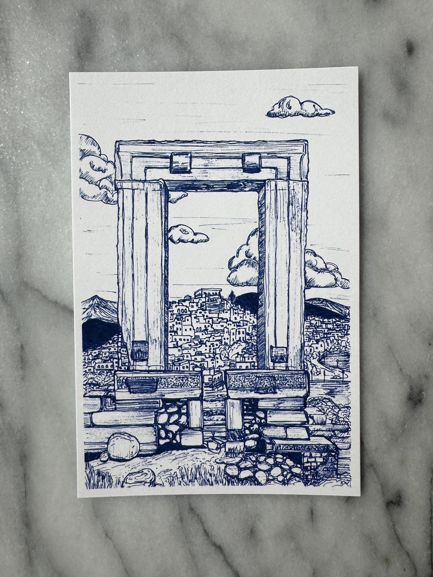 Greece Naxos Island Art Print