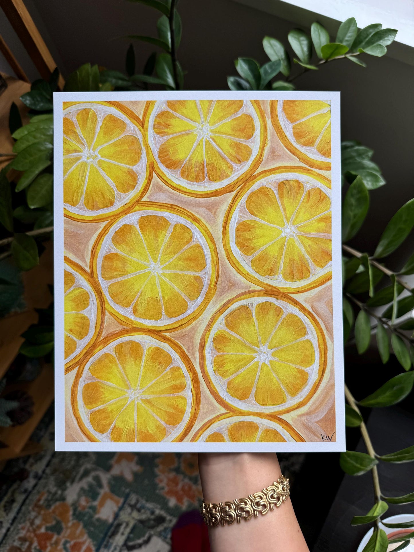 Lemon Slices Art Print