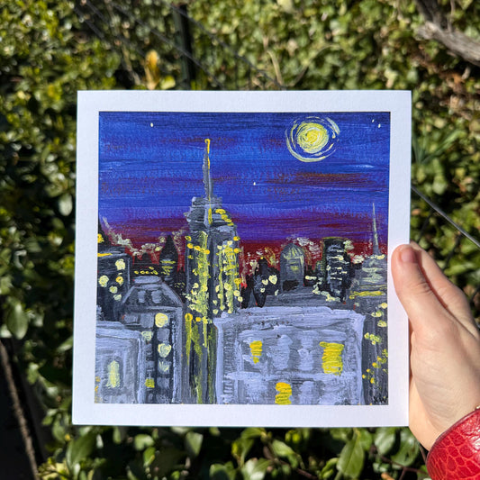 New York at Night Art Print