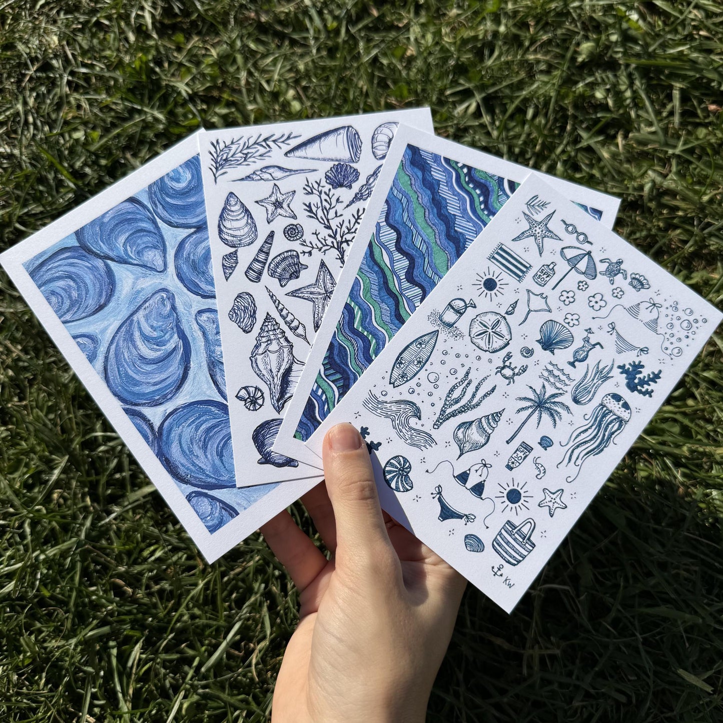 Ocean Art Print Bundle of 4