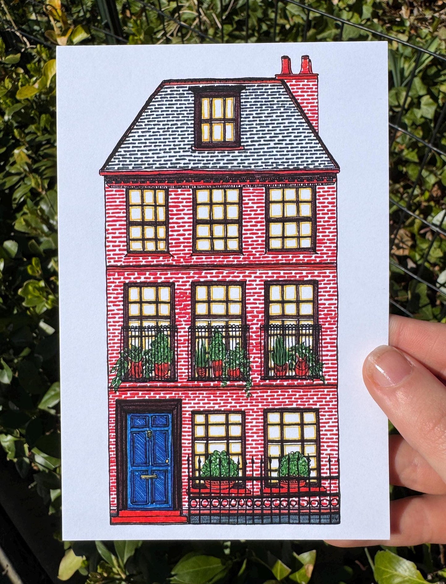 London Townhouse Art Print
