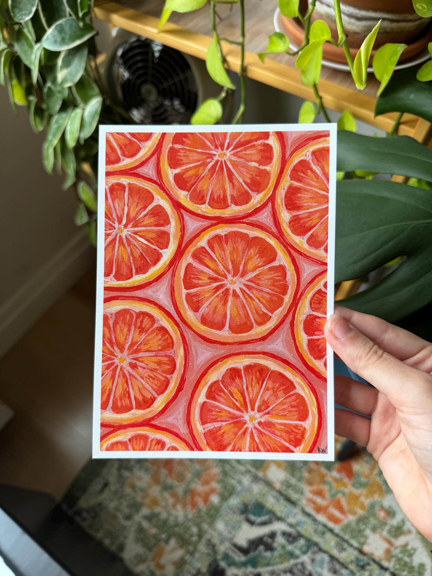 Orange Slices Art Print