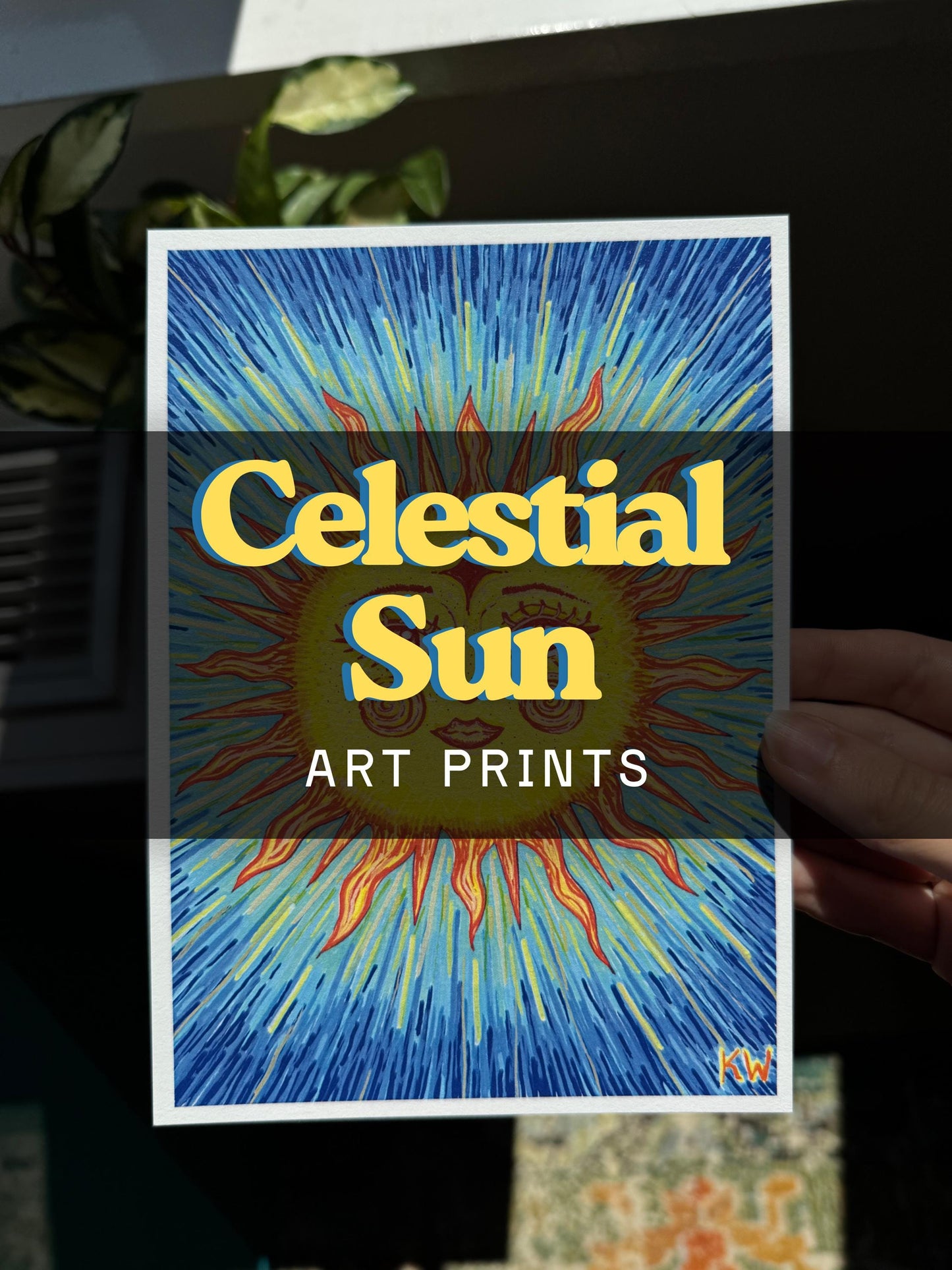 Celestial Sun Art Print