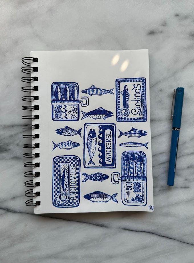 Tinned Fish Art Print