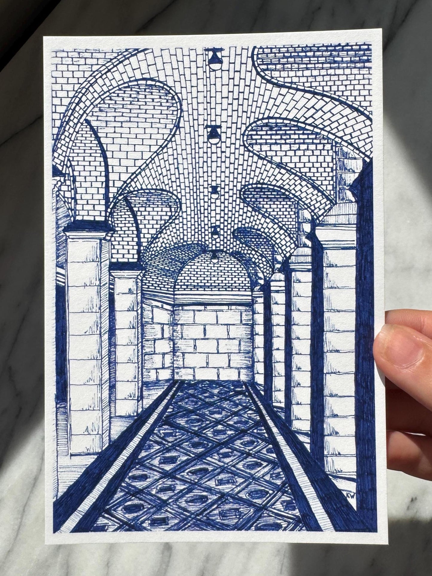 NYC Subway Stop Art Print