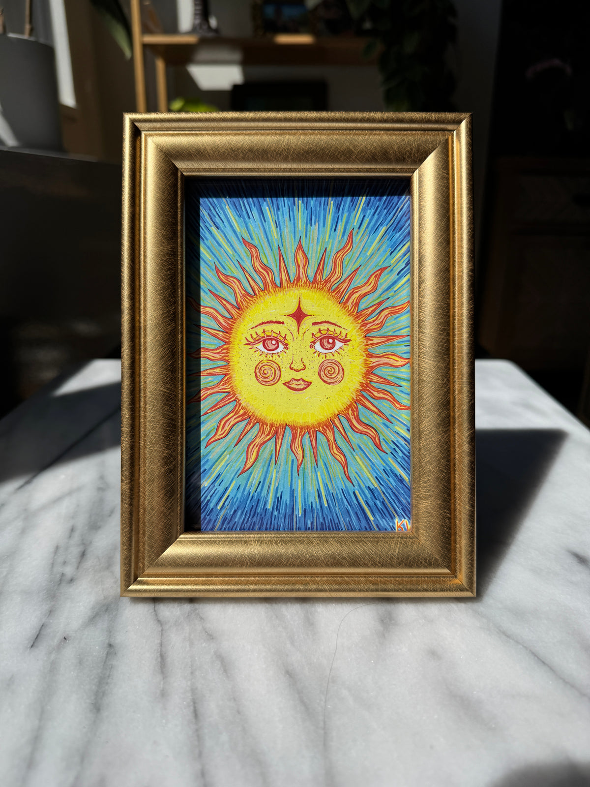 Celestial Sun, Moon, and Stars Set