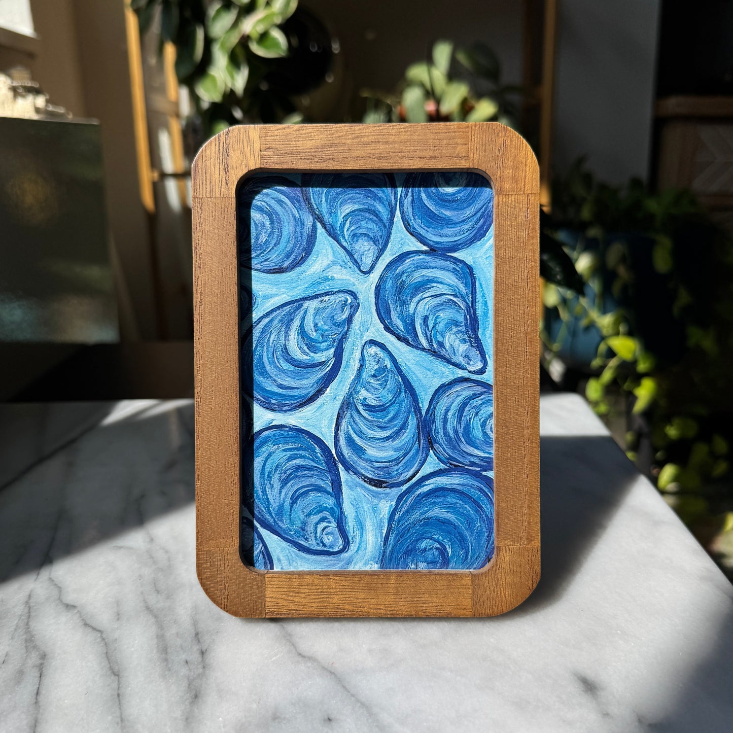 Blue Mussels Art Print