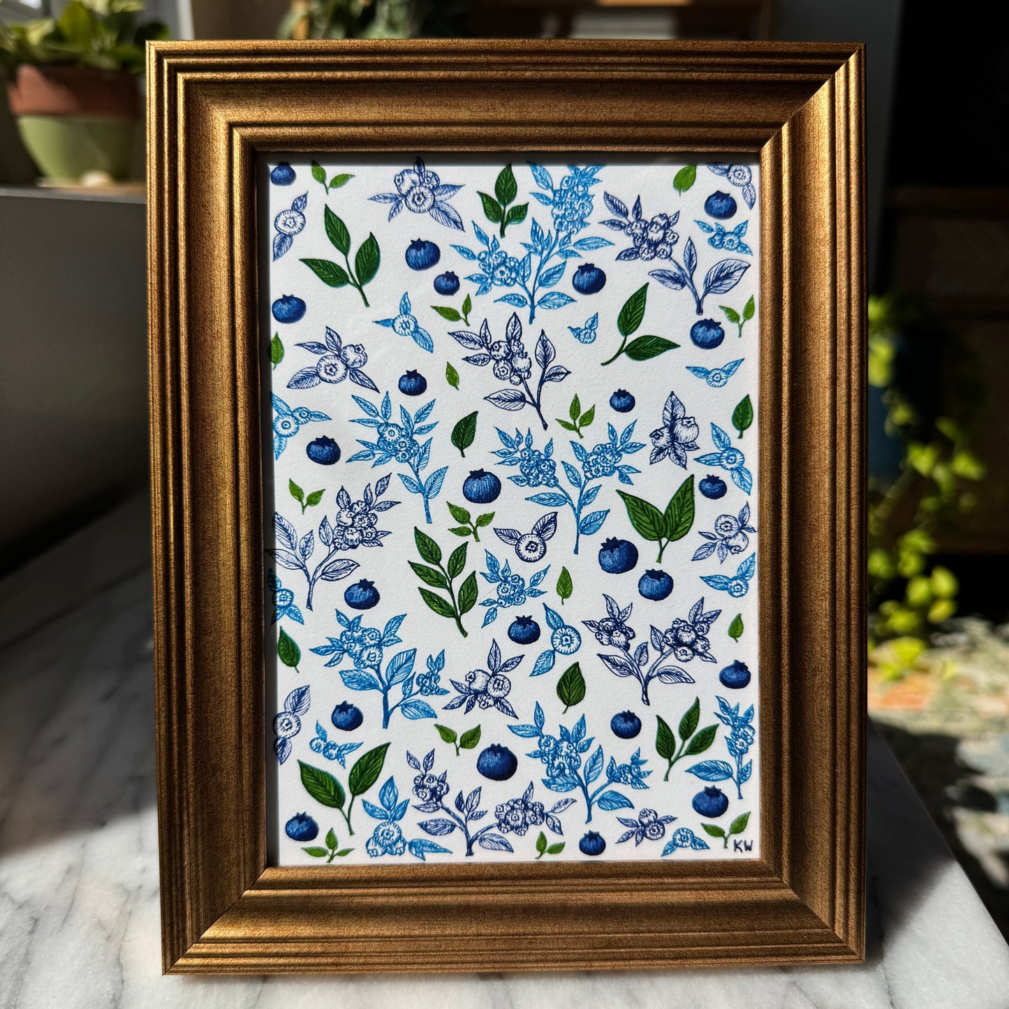 Blueberries Art Prints