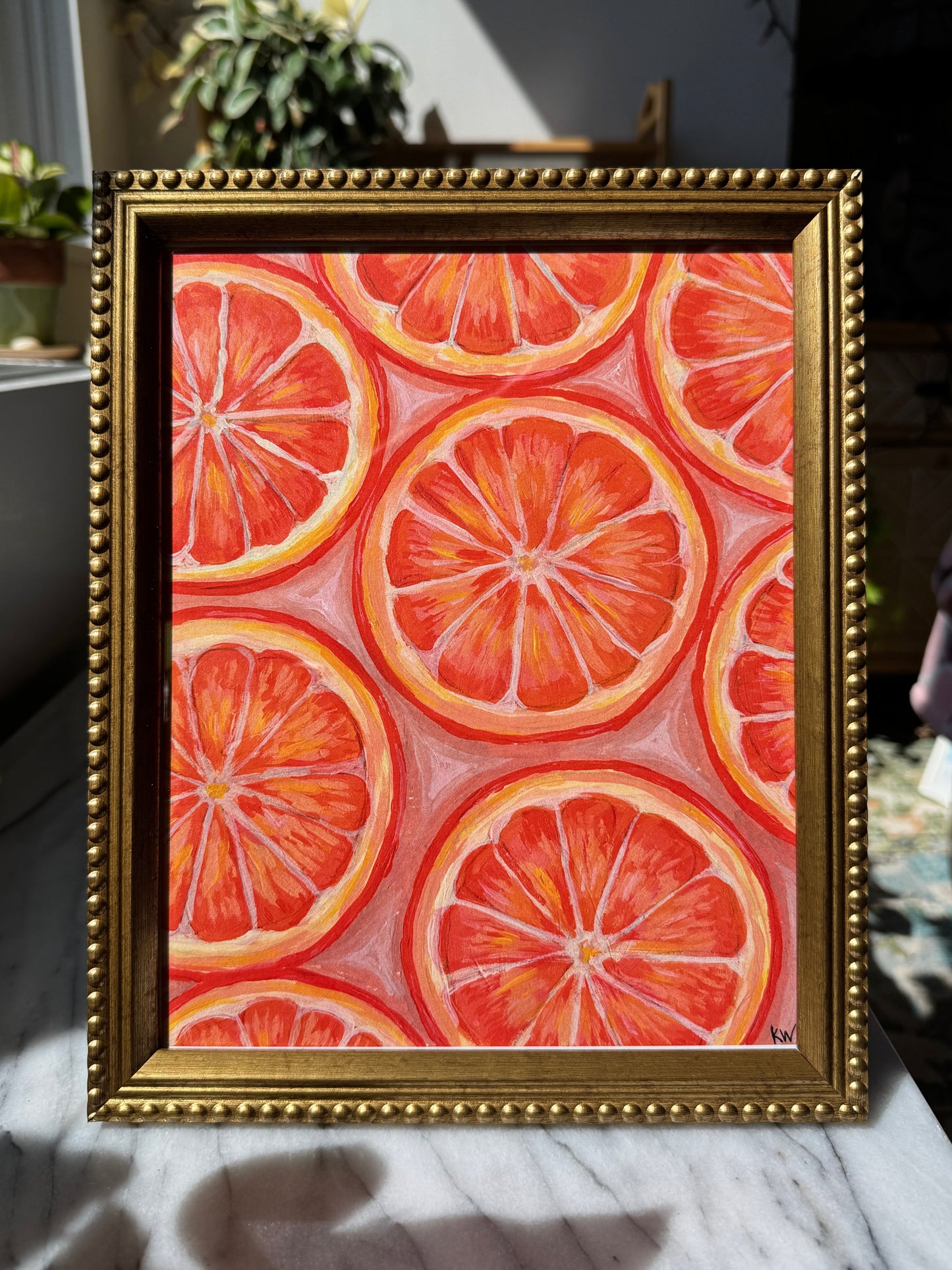 Orange Slices Art Print