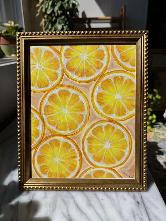 Lemon Slices Art Print