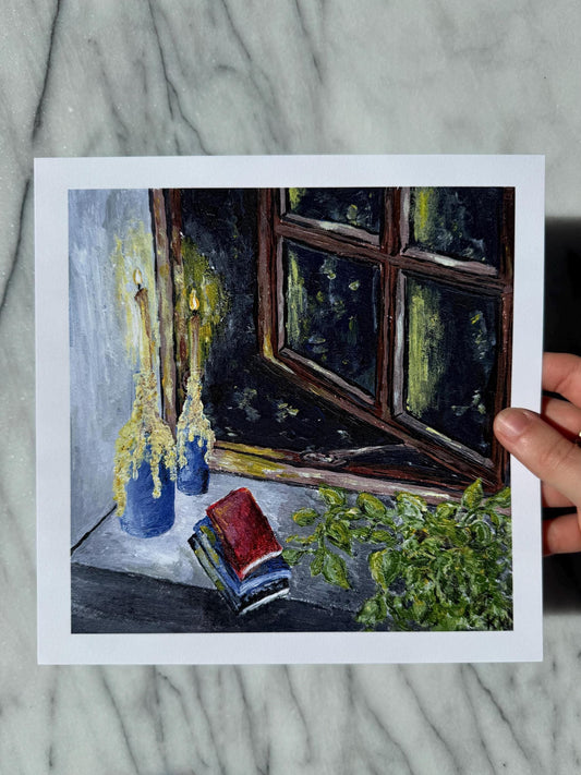 Night Candlelight Art Print