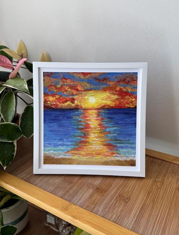 Beach Sunset Art Print