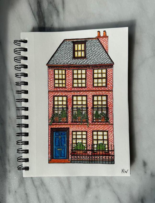 London Townhouse Art Print