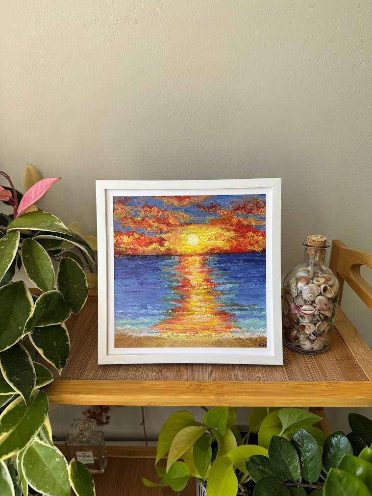 Beach Sunset Art Print