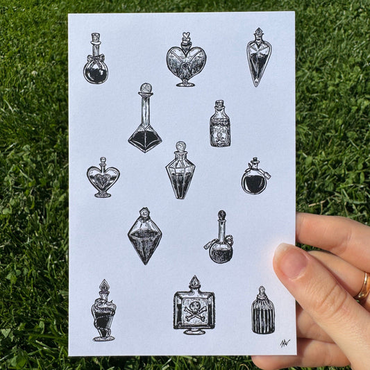Magic Potions Art Print
