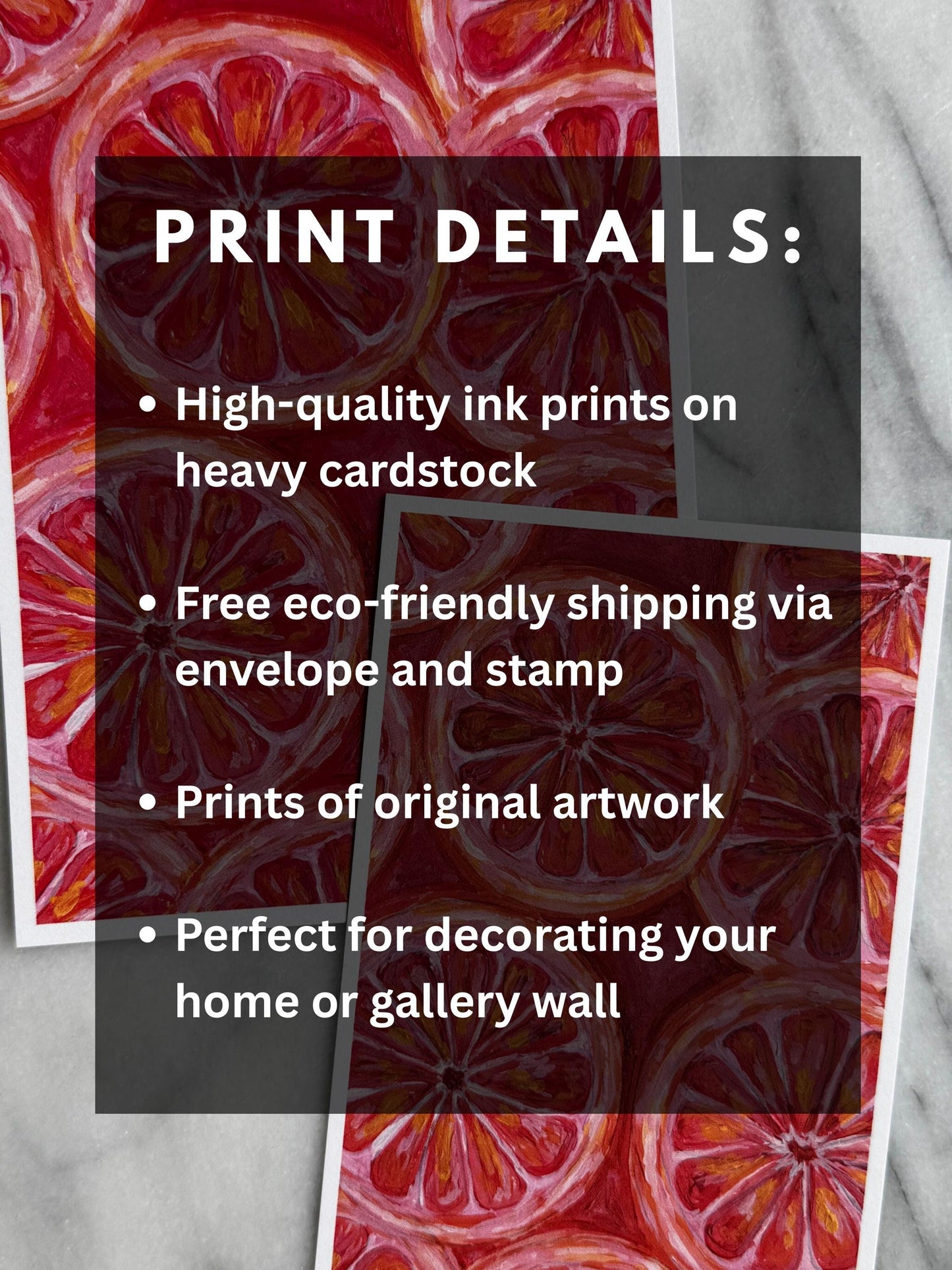 Grapefruit Slices Art Print