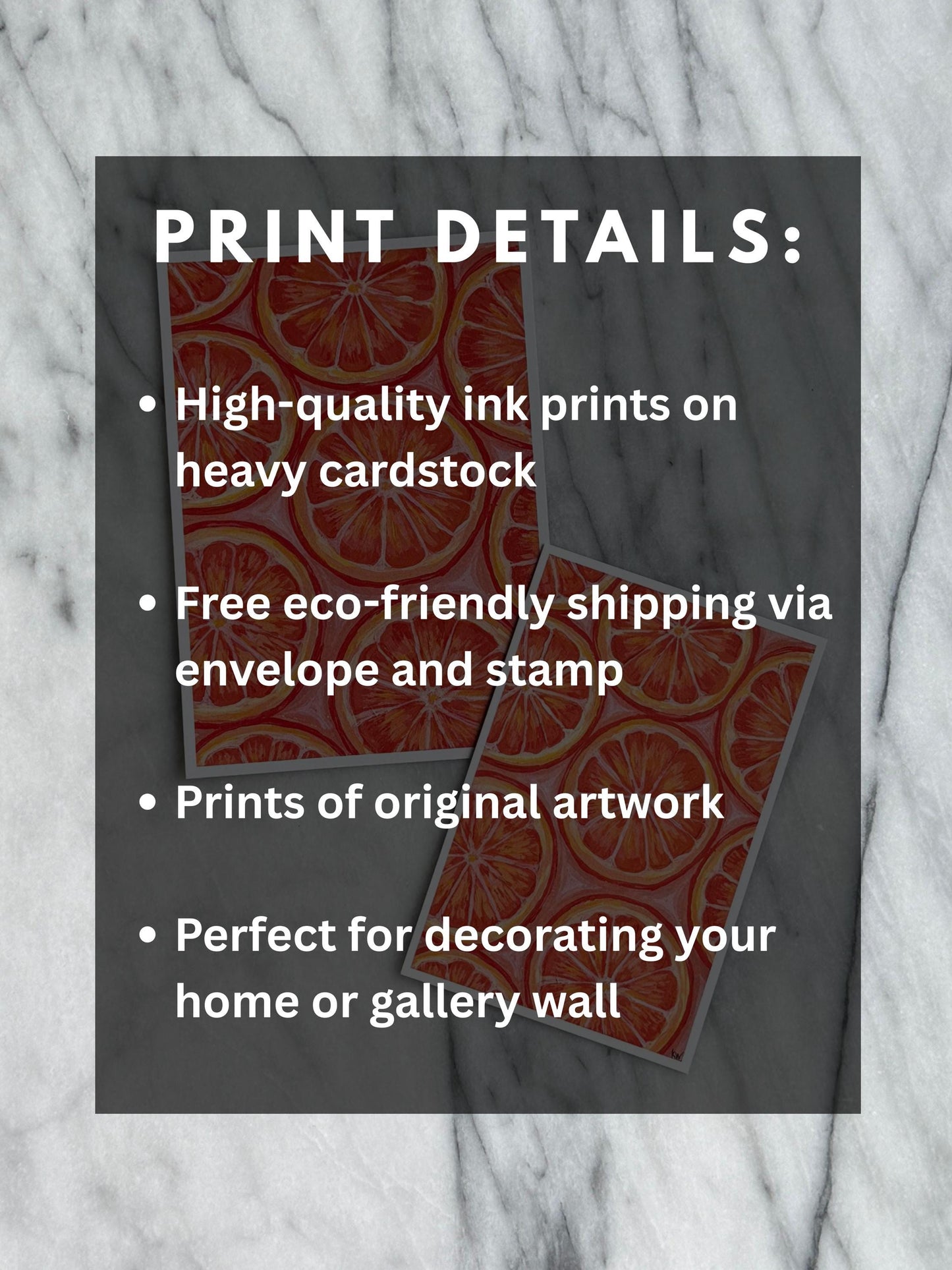 Orange Slices Art Print