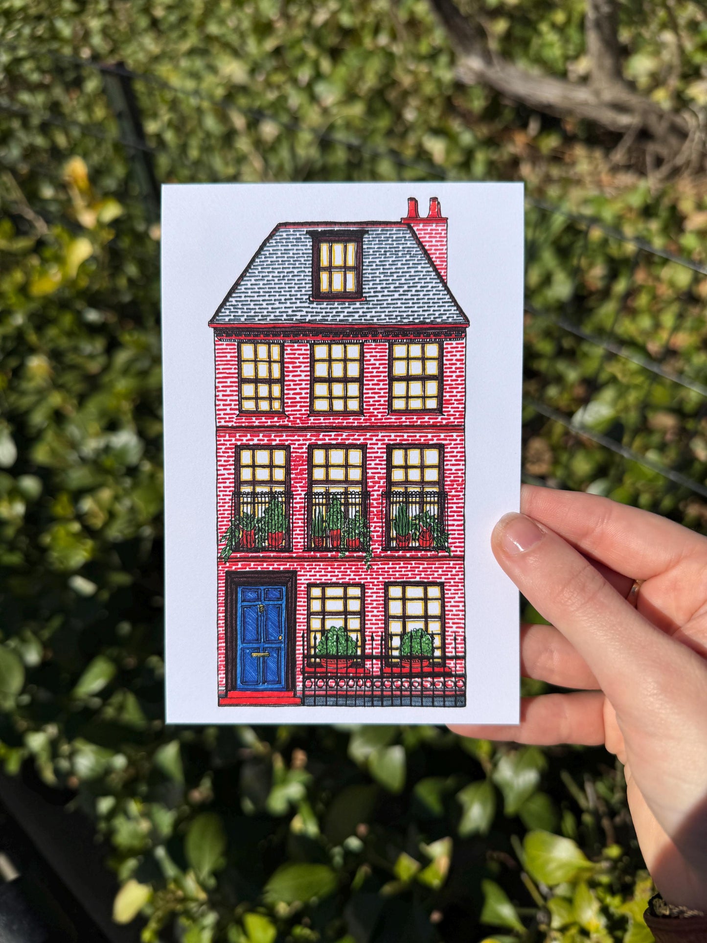 London Townhouse Art Print