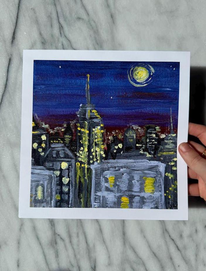 New York at Night Art Print