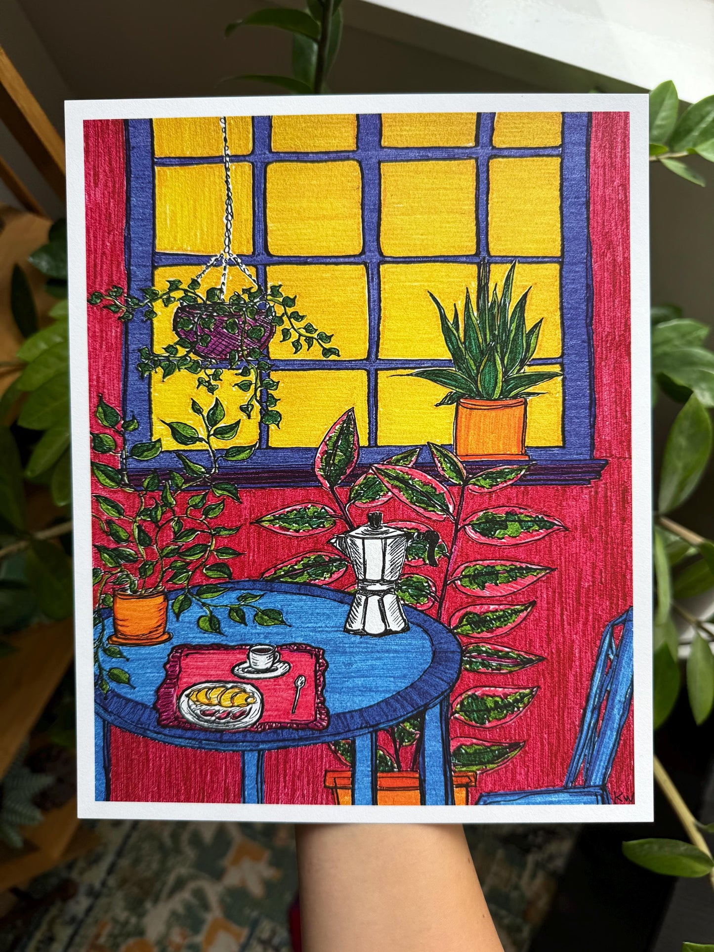Plant Apartment Art Print