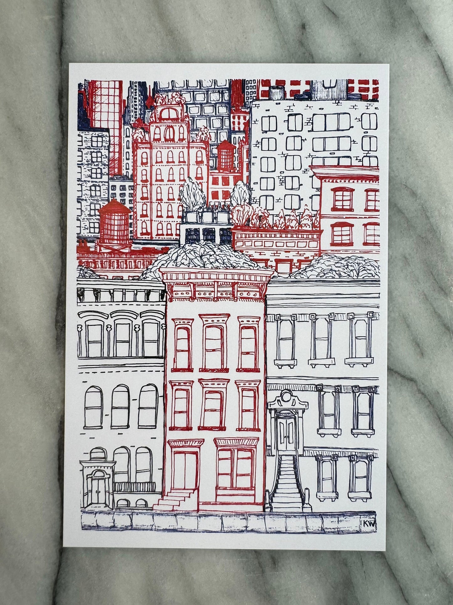 New York City Midtown Art Print