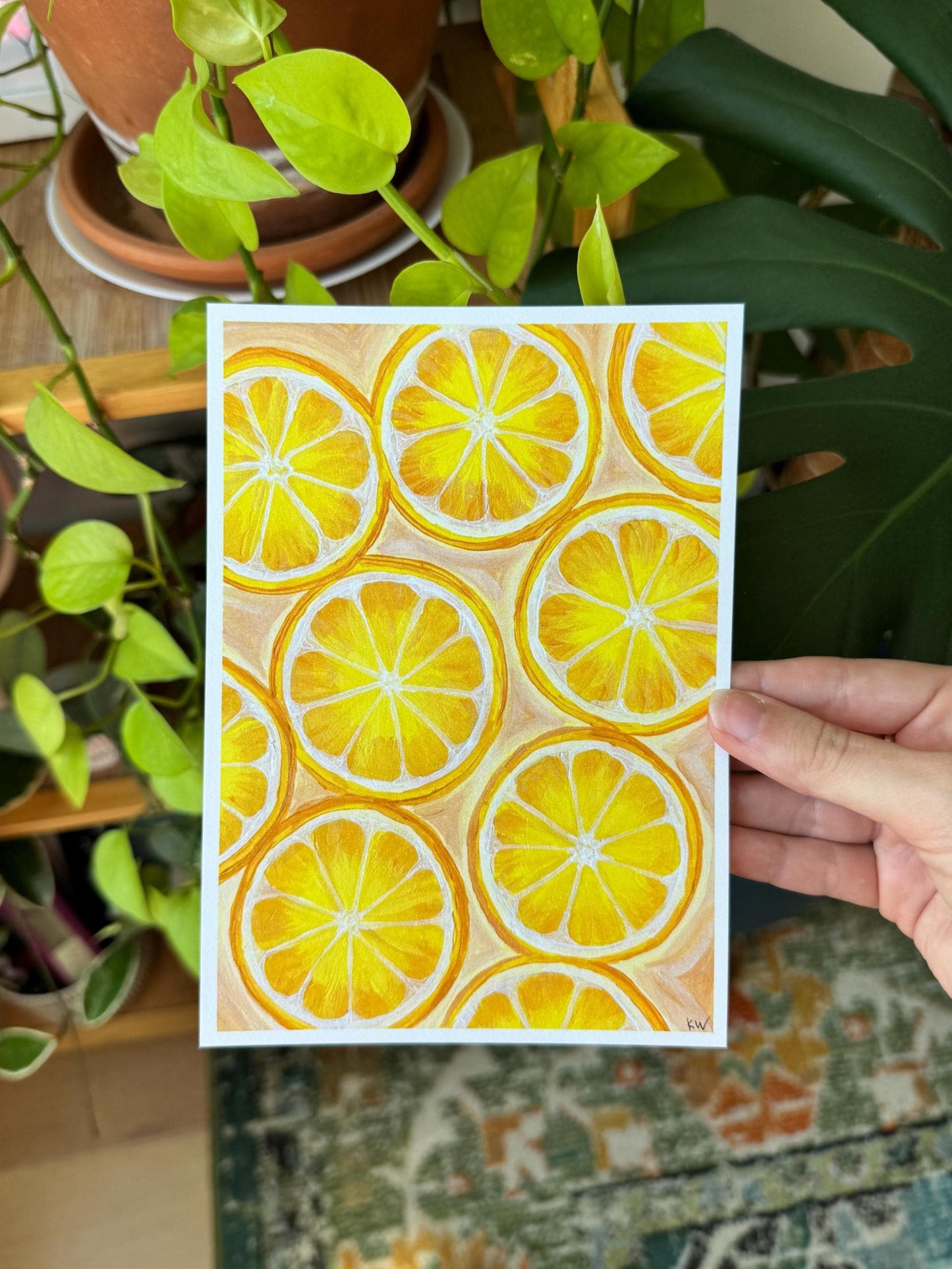 Lemon Slices Art Print