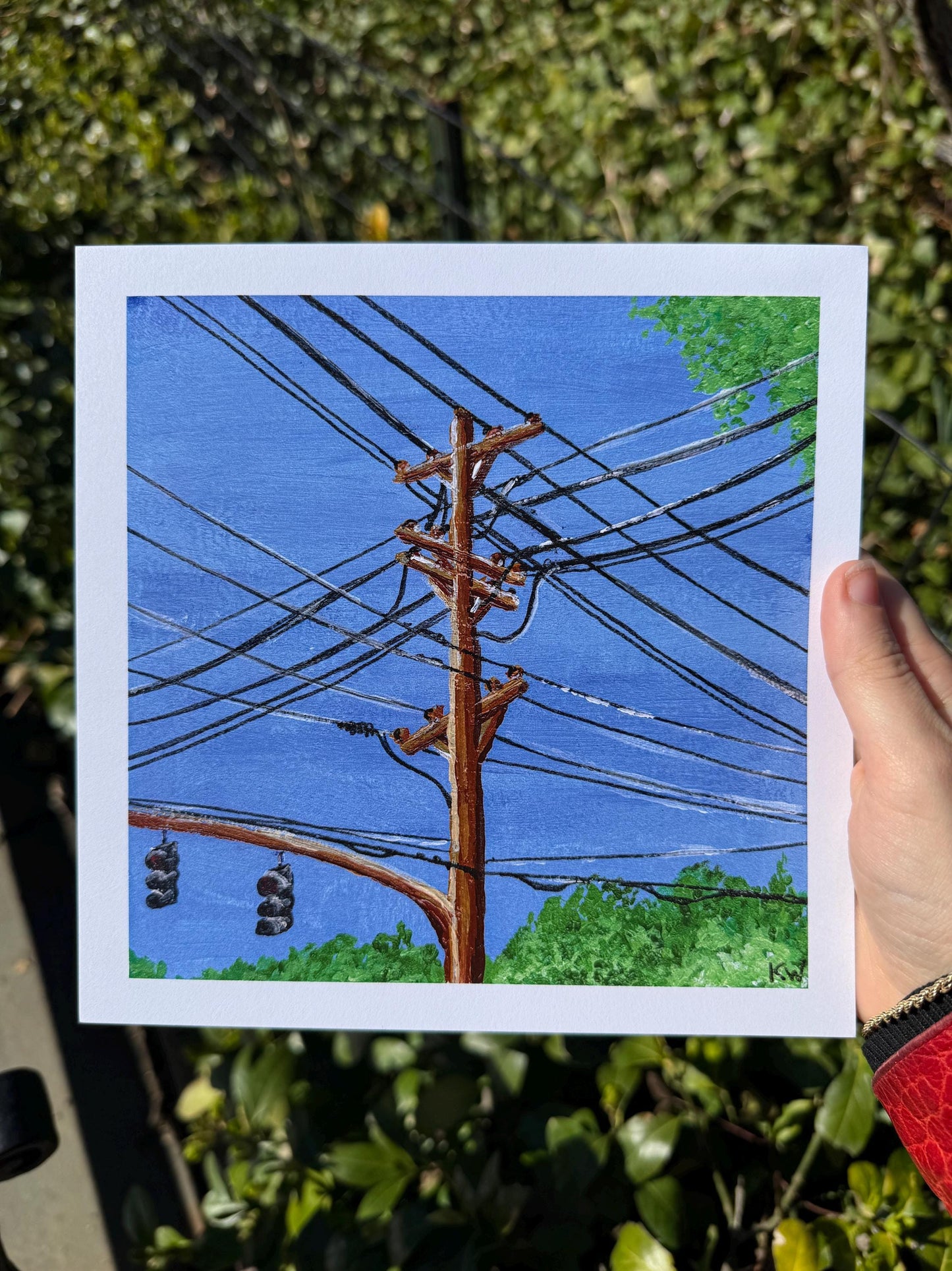 Midwest Powerline Art Print