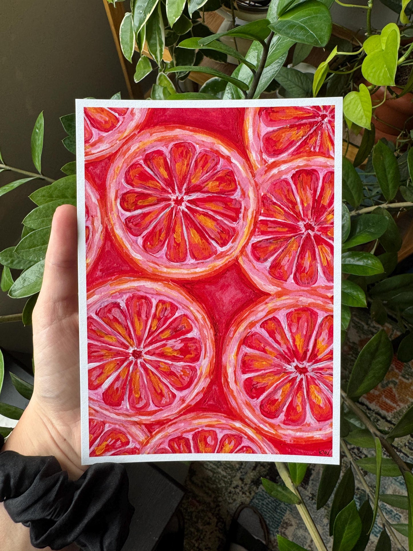 Painted Citrus Art Print Bundle of 4