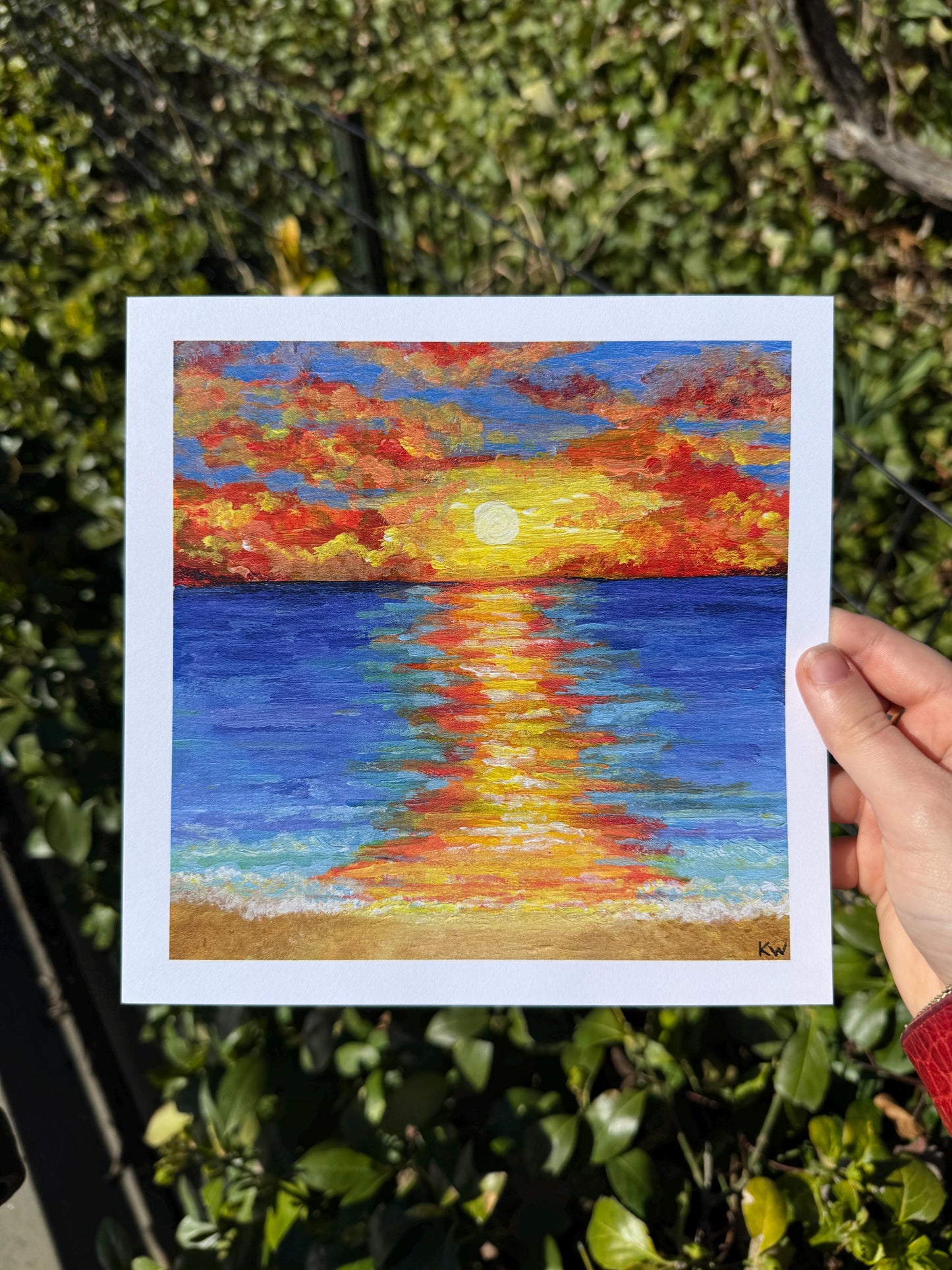 Beach Sunset Art Print