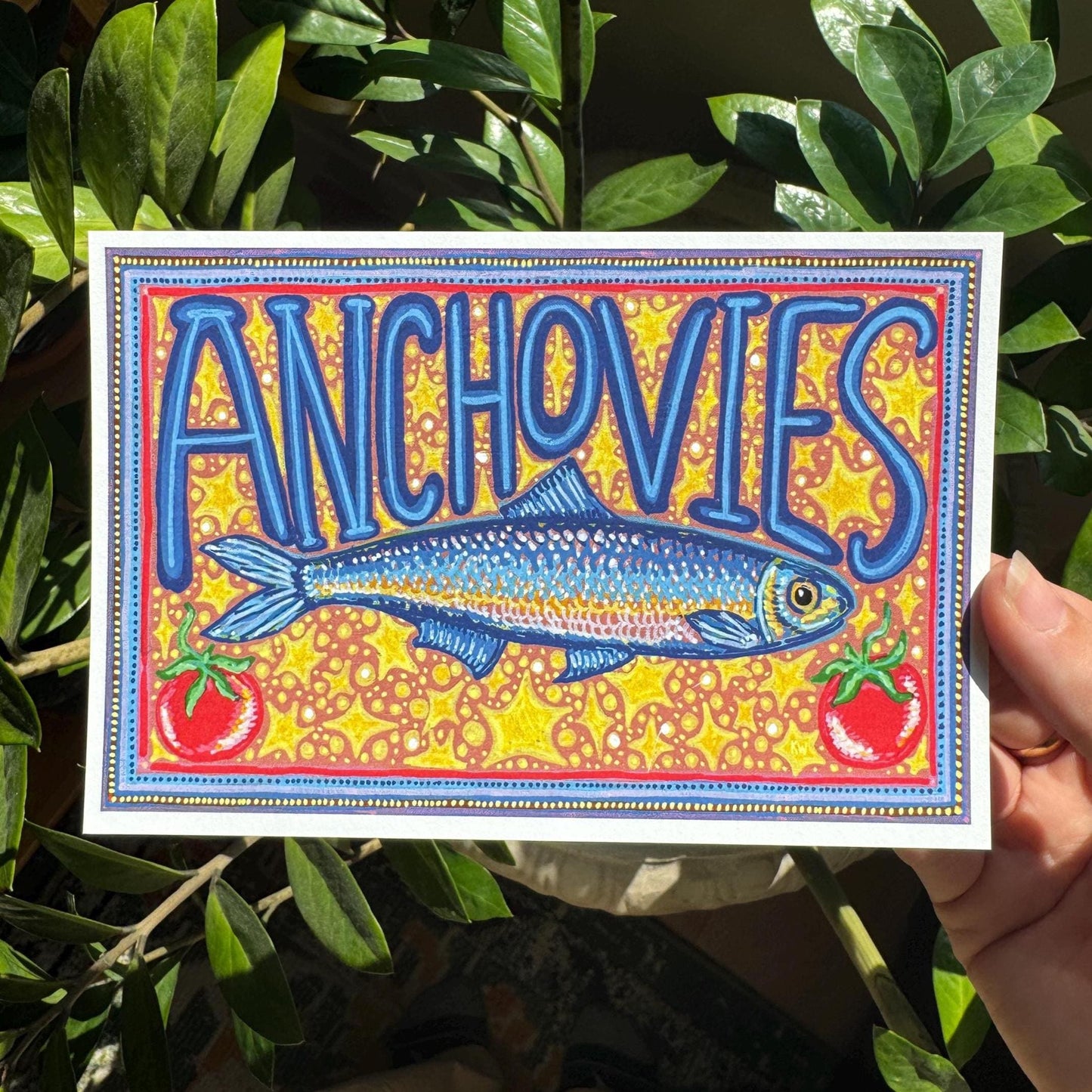 Anchovies Art Print