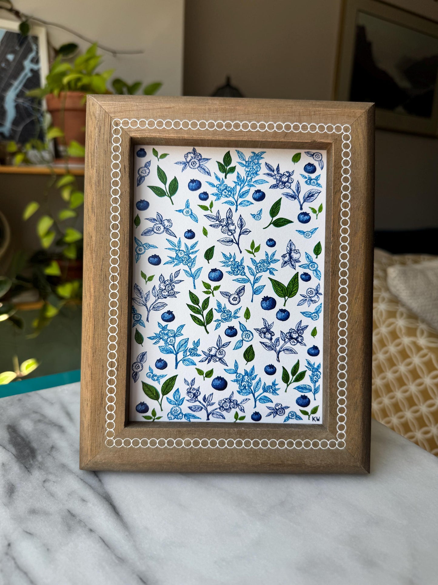 Blueberries Art Prints