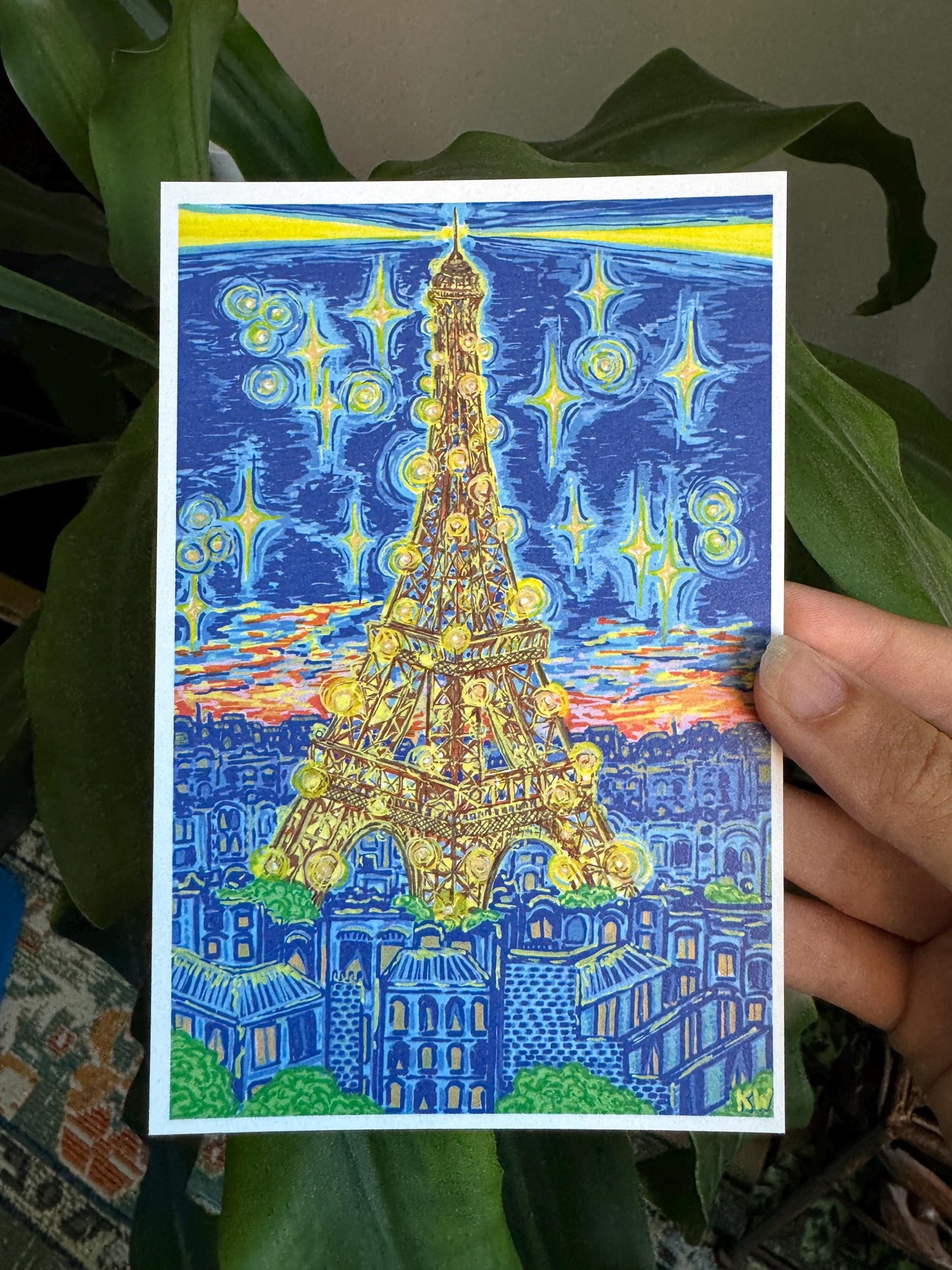 Paris Eiffel Tower Art Print