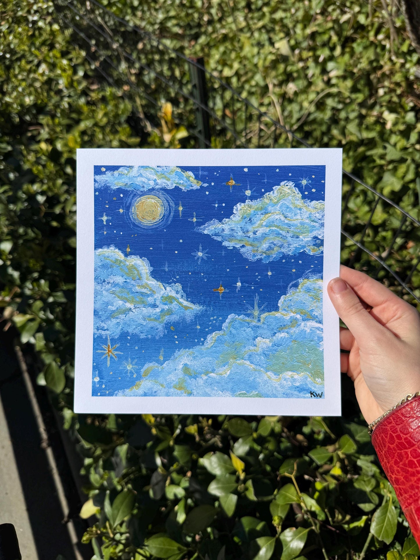 Celestial Night Sky Art Print