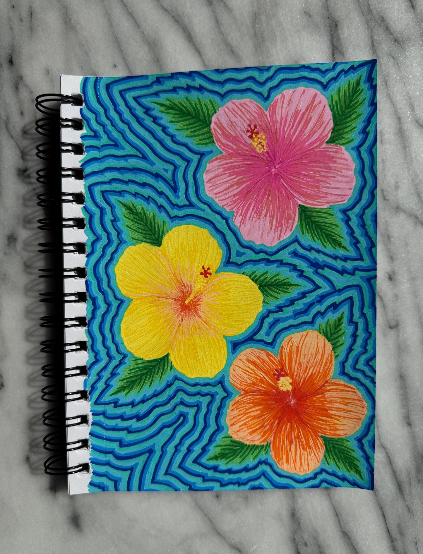 Tropical Hibiscus Flower Art Print